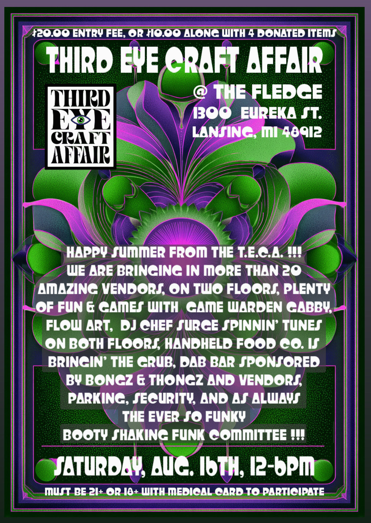 Third Eye Craft Affair Event Flyer