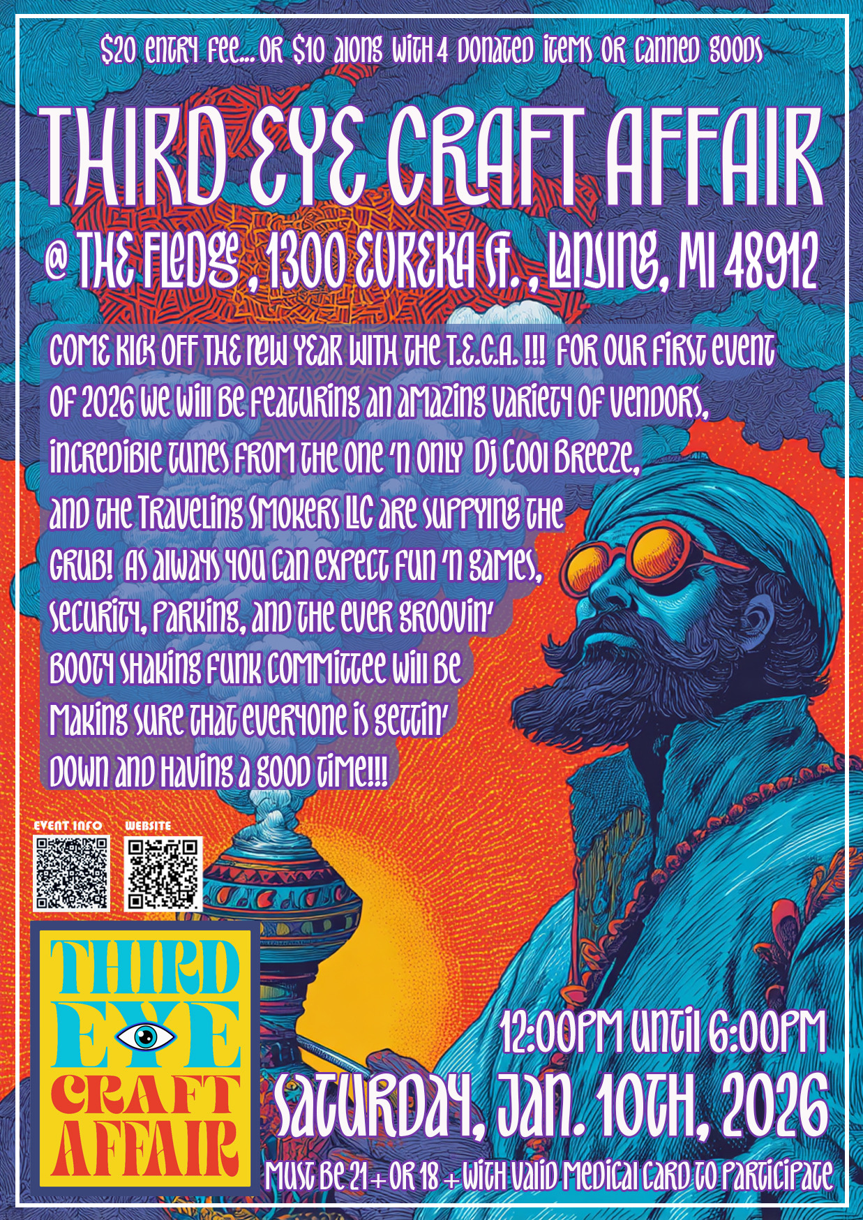 January save the date poster